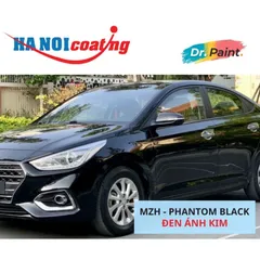 Bình sơn Xịt Xóa Vết Xước Xe Ô tô HYUNDAI ACCENT Màu ĐEN ÁNH KIM Code MZH - PHANTOM BLACK chính hãng DR.PAINT