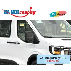 Bình sơn Xịt Xóa Vết Xước xe Ô tô FORD TRANSIT Màu TRẮNG KIM CƯƠNG code ZA - DIAMOND WHITE chính hãng DR.PAINT