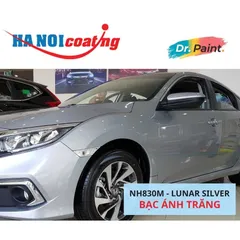 Sơn Xịt Xóa Vết Xước cho xe HONDA CIVIC màu BẠC ÁNH TRĂNG mã màu NH830M - LUNAR SILVER chính hãng DR.PAINT