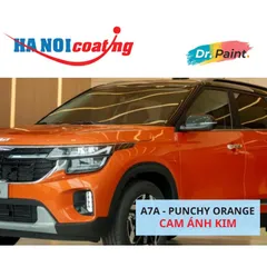 Bình sơn Xịt Xóa Vết Xước Xe Ô tô KIA SELTOS Màu CAM ÁNH KIM code A7A - PUNCHY ORANGE chính hãng DR.PAINT