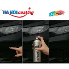 Sơn Xịt Xóa Vết Xước cho xe HONDA BRIO màu ĐEN ÁNH KIM mã màu NH731P - CRYSTAL BLACK chính hãng DR.PAINT