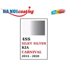 Bình sơn Xịt Xóa Vết Xước Xe Ô tô KIA CARNIVAL Màu BẠC MỊN SÁNG Code 4SS - SILKY SILVER chính hãng DR.PAINT