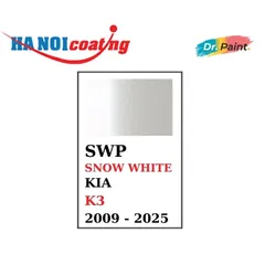 COMBO 2 Bình Xịt Xóa Vết Xước Xe KIA K3 Màu TRẮNG NGỌC TRAI Code SWP - SNOW WHITE chính hãng DR.PAINT
