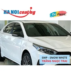 COMBO 2 Bình Xịt Xóa Vết Xước Xe KIA K3 Màu TRẮNG NGỌC TRAI Code SWP - SNOW WHITE chính hãng DR.PAINT