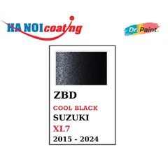 Bình sơn Xịt Xóa Vết Xước Xe Ô tô SUZUKI XL7 Màu ĐEN ÁNH KIM code ZBD - COOL BLACK chính hãng DR.PAINT