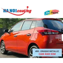 Sơn Xịt Xóa Vết Xước cho xe TOYOTA YARIS Màu CAM ÁNH KIM code 4R8 - ORANGE METALLIC chính hãng DR.PAINT