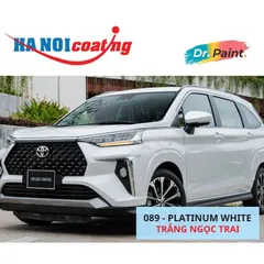 Bình Xịt Xóa Vết Xước Xe TOYOTA VELOZ Màu TRẮNG NGỌC TRAI code 089 - PLATINIUM WHITE chính hãng DR.PAINT