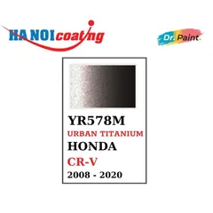 Sơn Xịt Xóa Vết Xước cho xe HONDA CR-V màu XÁM NÂU TITAN mã màu YR578M - URBAN TITANIUM chính hãng DR.PAINT