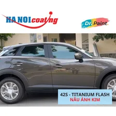 Bình sơn Xịt Xóa Vết Xước Xe Ô tô MAZDA CX-3 Màu NÂU ÁNH KIM code 42S - TITANIUM FLASH chính hãng DR.PAINT