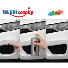Bình sơn Xịt Xóa Vết Xước xe Ô tô FORD RAPTOR Màu TRẮNG SỨ Code A4D - ARCTIC WHITE chính hãng DR.PAINT