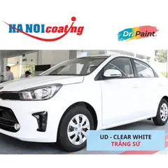 Bình sơn Xịt Xóa Vết Xước Xe Ô tô KIA CERATO Màu TRẮNG SỨ Code UD - CLEAR WHITE chính hãng DR.PAINT
