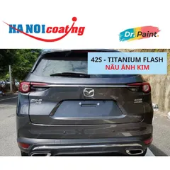 Bình sơn Xịt Xóa Vết Xước Xe Ô tô MAZDA CX-8 Màu NÂU ÁNH KIM code 42S - TITANIUM FLASH chính hãng DR.PAINT
