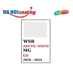 Bình sơn Xịt Xóa Vết Xước xe Ô tô MG GS Màu TRẮNG SỨ Code WSB - ARCTIC WHITE chính hãng DR.PAINT