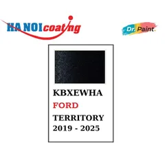 Bình sơn Xịt Xóa Vết Xước Xe Ô tô FORD TERRITORY Màu ĐEN ÁNH KIM Code KBXEWHA - AGATE BLACK chính hãng DR.PAINT