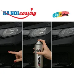 Bình sơn Xịt Xóa Vết Xước Xe Ô tô FORD TERRITORY Màu ĐEN ÁNH KIM Code KBXEWHA - AGATE BLACK chính hãng DR.PAINT