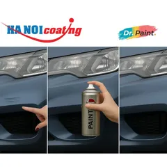Bình Sơn Xịt Xóa Vết Xước Xe Ô tô KIA SOUL Màu XANH ĐEN PHONG CÁCH Code KU9 - NEWPORT BLUE chính hãng DR.PAINT