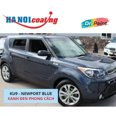 Bình Sơn Xịt Xóa Vết Xước Xe Ô tô KIA SOUL Màu XANH ĐEN PHONG CÁCH Code KU9 - NEWPORT BLUE chính hãng DR.PAINT