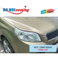 Bình sơn Xịt Xóa Vết Xước Xe Ô tô CHEVROLET AVEO Màu VÀNG CÁT Code GCZ - LIGHT GOLD chính hãng DR.PAINT