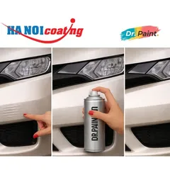 Bình Xịt Sơn Xóa Vết Xước Xe HONDA BR-V Màu TRẮNG BẠC ÁNH VÀNG code NH902P - WHITE PEARL chính hãng DR.PAINT
