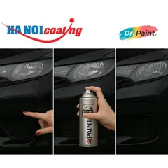 Bình Sơn Xịt Xóa Vết Xước Xe Ô tô FORD ESCAPE Màu ĐEN ÁNH KIM Code PB - BLACK PEARL chính hãng DR.PAINT