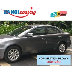 Bình sơn Xịt Xóa Vết Xước Xe Ô tô MITSUBISHI LANCER Màu XÁM NÂU Code C06 - GREYISH BROWN chính hãng DR.PAINT