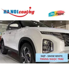 Bình Xịt Xóa Vết Xước Xe HYUNDAI CRETA Màu TRẮNG NGỌC TRAI Code SWP - SNOW WHITE chính hãng DR.PAINT