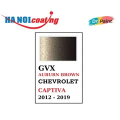 Bình sơn Xịt Xóa Vết Xước Xe Ô tô CHEVROLET CAPTIVA Màu NÂU ÁNH KIM code GVX - AUBURN BROWN chính hãng DR.PAINT