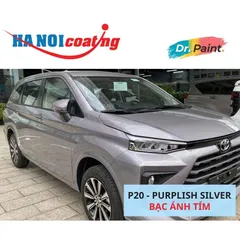 Bình sơn Xịt Xóa Vết Xước Xe Ô tô TOYOTA AVANZA Màu BẠC ÁNH TÍM Code P20 - PURPLISH SILVER chính hãng DR.PAINT