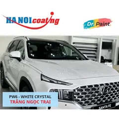 Bình Xịt Xóa Vết Xước Xe HYUNDAI SANTAFE Màu TRẮNG NGỌC TRAI code PW6 - WHITE CRYSTAL chính hãng DR.PAINT
