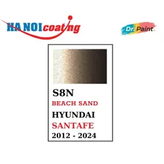 Bình sơn Xịt Xóa Vết Xước Xe Ô tô HYUNDAI SANTAFE Màu NÂU VÀNG CÁT code S8N - BEACH SAND chính hãng DR.PAINT