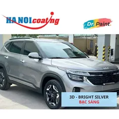 Bình sơn Xịt Xóa Vết Xước Xe Ô tô KIA SELTOS Màu BẠC SÁNG Code 3D - BRIGHT SILVER chính hãng DR.PAINT