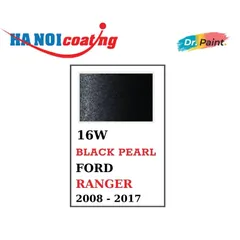 Bình sơn Xịt Xóa Vết Xước Xe Ô tô FORD RANGER Màu Màu ĐEN ÁNH KIM 16W - BLACK PEARL chính hãng DR.PAINT