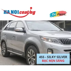 Bình sơn Xịt Xóa Vết Xước Xe Ô tô KIA SORENTO Màu BẠC MỊN SÁNG Code 4SS - SILKY SILVER chính hãng DR.PAINT