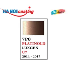 Bình sơn Xịt Xóa Vết Xước Xe Ô tô LUXGEN U7 Màu NÂU ÁNH KIM Code 7P0 - PLATINOLD chính hãng DR.PAINT