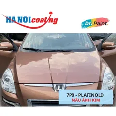 Bình sơn Xịt Xóa Vết Xước Xe Ô tô LUXGEN U7 Màu NÂU ÁNH KIM Code 7P0 - PLATINOLD chính hãng DR.PAINT