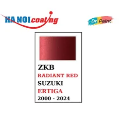 Sơn Xóa Vết Xước Xe Ô tô SUZUKI ERTIGA Màu ĐỎ GẠCH ÁNH KIM Code ZKB - RADIANT RED chính hãng DR.PAINT Dạng Bình Xịt