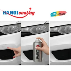 Bình Xịt Xóa Vết Xước Xe MITSUBISHI MIRAGE Màu TRẮNG NGỌC TRAI code W54 - WHITE PEARL chính hãng DR.PAINT