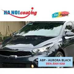Bình sơn Xịt Xóa Vết Xước Xe Ô tô KIA CERATO Màu ĐEN ÁNH KIM code ABP - AURORA BLACK chính hãng DR.PAINT