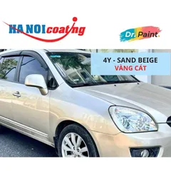 Bình sơn Xịt Xóa Vết Xước Xe Ô tô KIA CARENS Màu VÀNG CÁT Code 4Y - SAND BEIGE chính hãng DR.PAINT