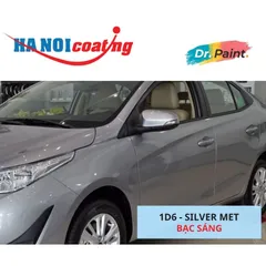Bình sơn Xịt Xóa Vết Xước Xe Ô tô TOYOTA VIOS Màu BẠC SÁNG Code 1D6 - SILVER MET chính hãng DR.PAINT