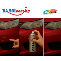 Sơn Xịt Xóa Vết Xước cho xe TOYOTA YARIS Màu ĐỎ ÁNH KIM Code 3R3 - BARCELONA RED chính hãng DR.PAINT