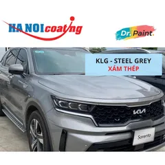 Bình sơn Xịt Xóa Vết Xước Xe Ô tô KIA SORENTO Màu XÁM THÉP code KLG - STEEL GREY chính hãng DR.PAINT
