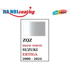 Bình Xịt Xóa Vết Xước Xe SUZUKI ERTIGA Màu TRẮNG NGỌC TRAI code ZQZ - SNOW WHITE chính hãng DR.PAINT