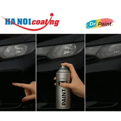 Bình Sơn Xịt Xóa Vết Xước Xe Ô tô MG 5 Màu ĐEN ÁNH KIM Code PBC - NEW PEARL BLACK chính hãng DR.PAINT
