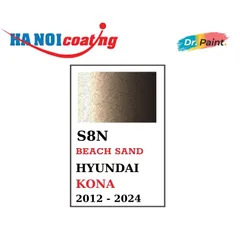 Bình sơn Xịt Xóa Vết Xước Xe Ô tô HYUNDAI KONA Màu NÂU VÀNG CÁT code S8N - BEACH SAND chính hãng DR.PAINT