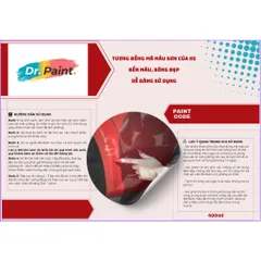 Bình sơn Xịt Xóa Vết Xước Xe Ô tô TOYOTA CAMRY Màu BẠC SÁNG Code 1D4 - SILVER ASH chính hãng DR.PAINT