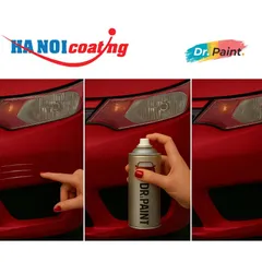 Bình sơn Xịt Xóa Vết Xước Xe Ô tô CHEVROLET ORLANDO Màu ĐỎ Code GCS - VELVET RED chính hãng DR.PAINT
