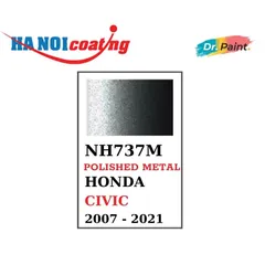 Sơn Xịt Xóa Vết Xước cho xe HONDA CIVIC Màu GHI ĐẬM Code NH737M - POLISHED METAL chính hãng DR.PAINT