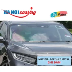 Sơn Xịt Xóa Vết Xước cho xe HONDA CIVIC Màu GHI ĐẬM Code NH737M - POLISHED METAL chính hãng DR.PAINT