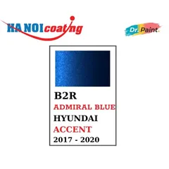 Bình Sơn Xịt Xóa Vết Xước Xe Ô tô HYUNDAI ACCENT Màu XANH DƯƠNG Code B2R - ADMIRAL BLUE chính hãng DR.PAINT
